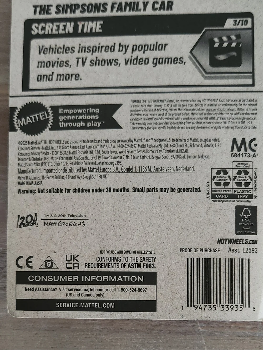 Mattel oh don